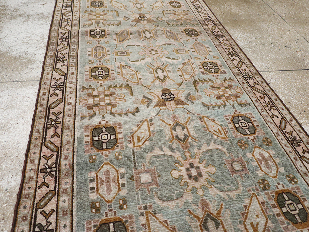 Vintage Persian Malayer Long Runner, No.32757 - Gss