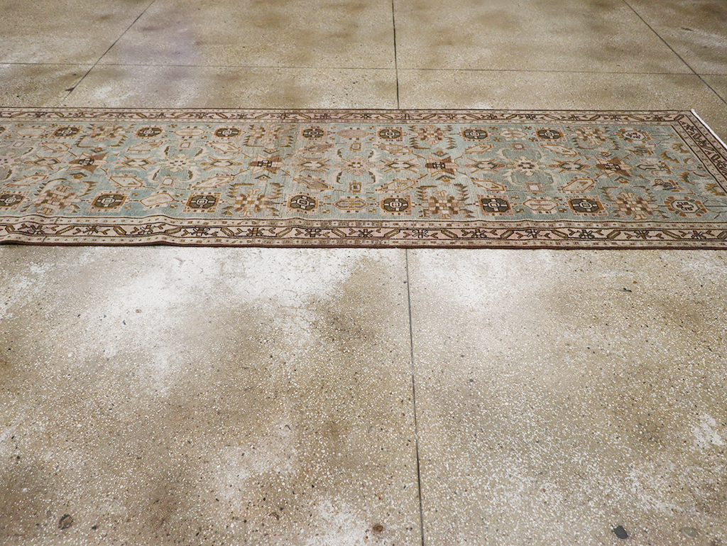 Vintage Persian Malayer Long Runner, No.32757 - Gss