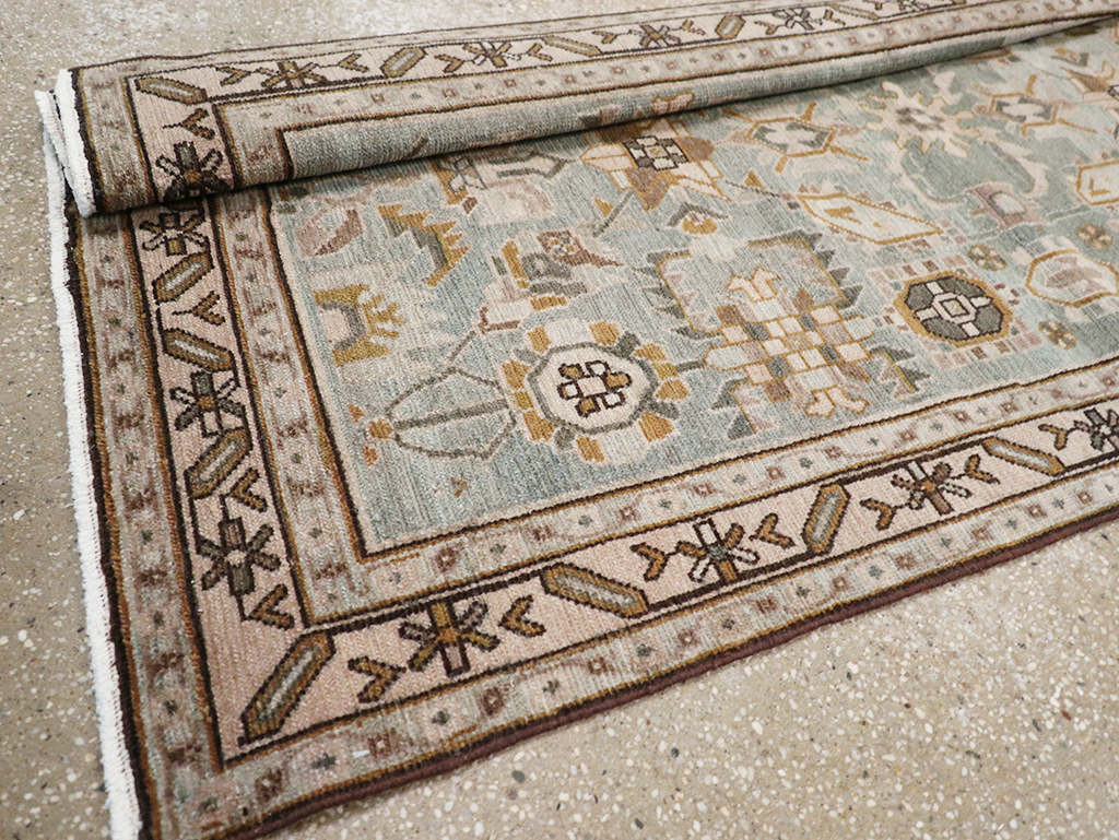 Vintage Persian Malayer Long Runner, No.32757 - Gss