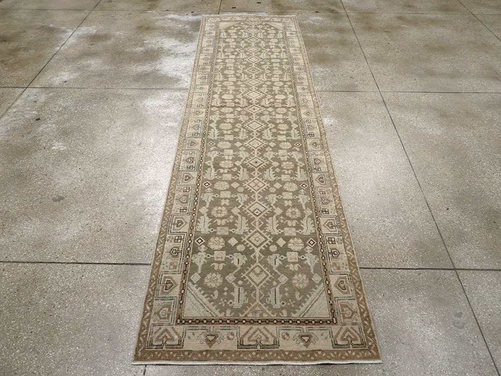 Vintage Persian Malayer Runner, No.32758 - Gss