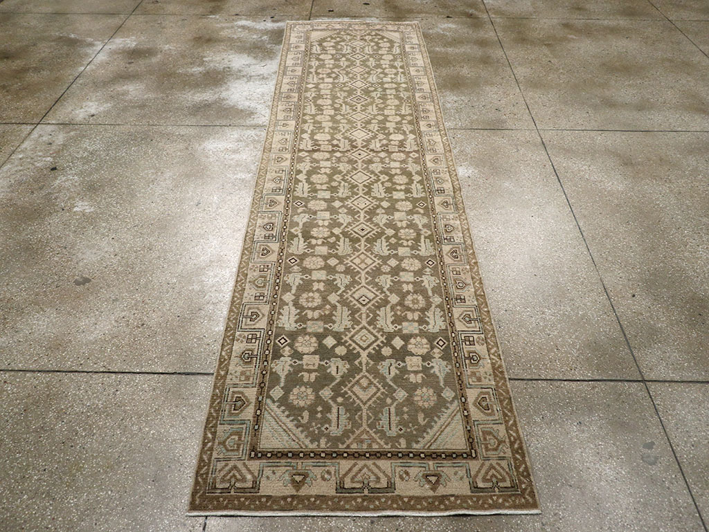 Vintage Persian Malayer Runner, No.32758 - Gss