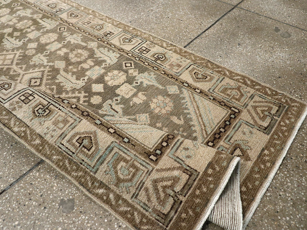 Vintage Persian Malayer Runner, No.32758 - Gss