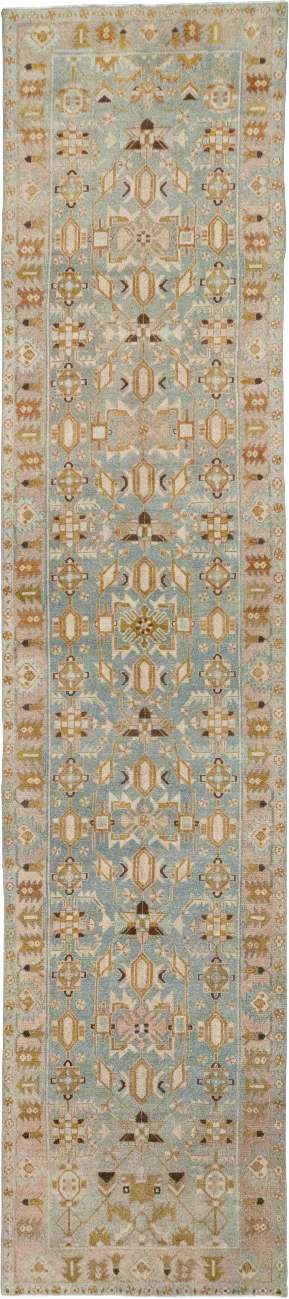 Vintage Persian Malayer Long Runner, No.32759 - Gss