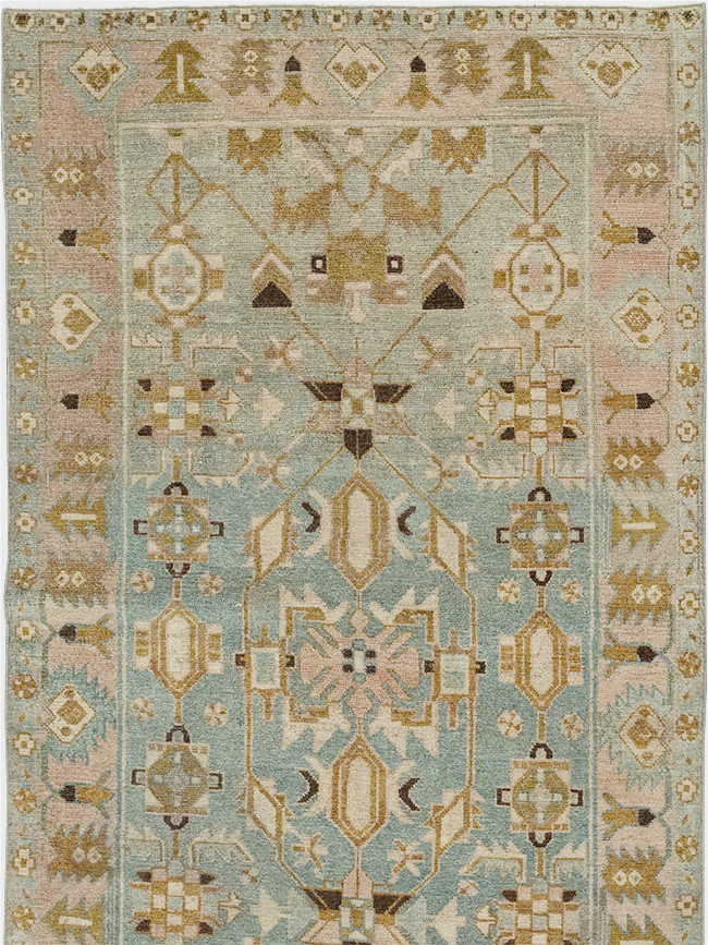 Vintage Persian Malayer Long Runner, No.32759 - Gss
