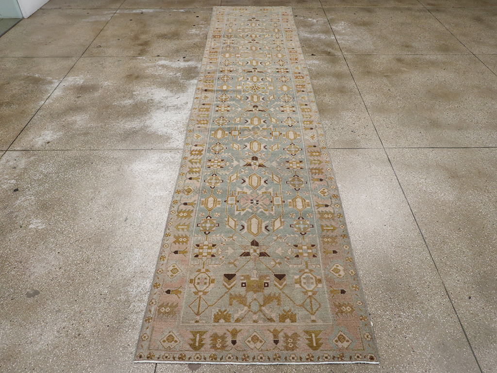 Vintage Persian Malayer Long Runner, No.32759 - Gss