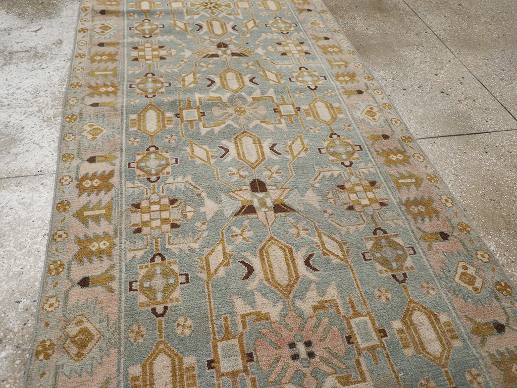 Vintage Persian Malayer Long Runner, No.32759 - Gss
