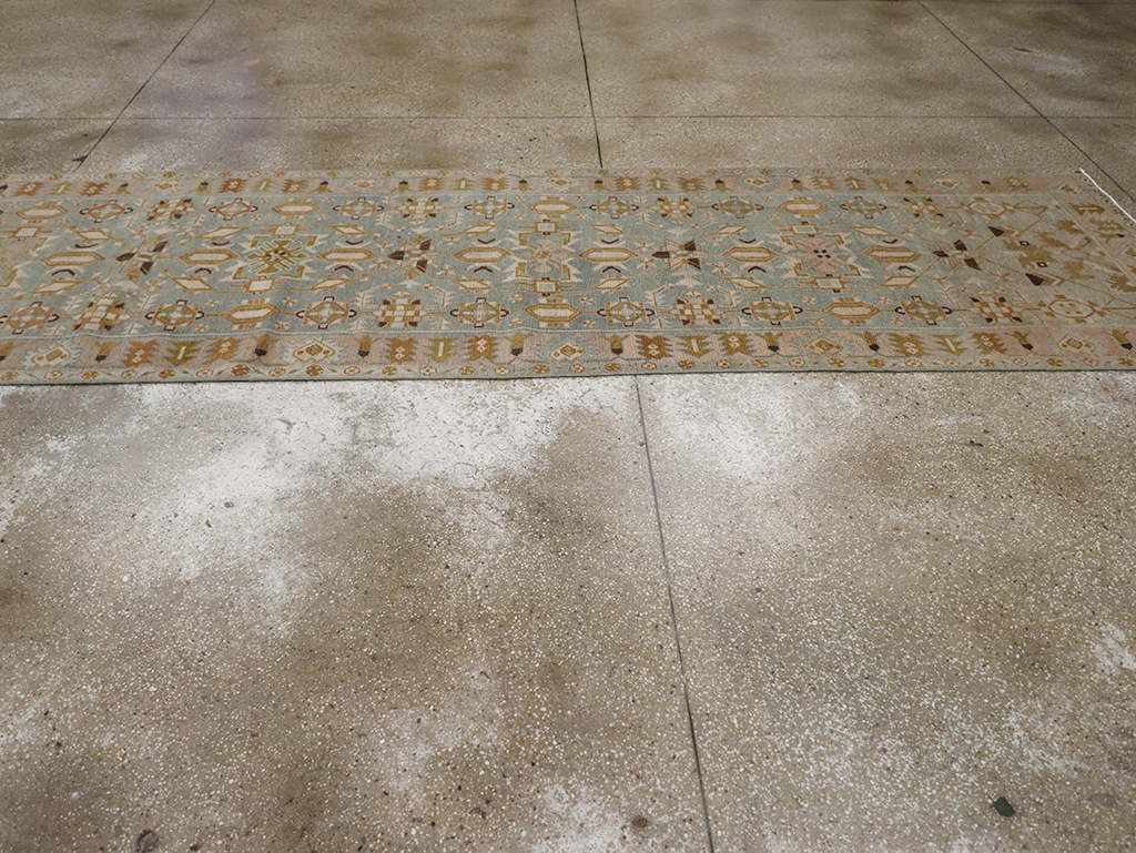 Vintage Persian Malayer Long Runner, No.32759 - Gss