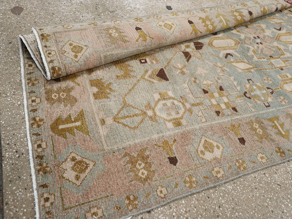 Vintage Persian Malayer Long Runner, No.32759 - Gss