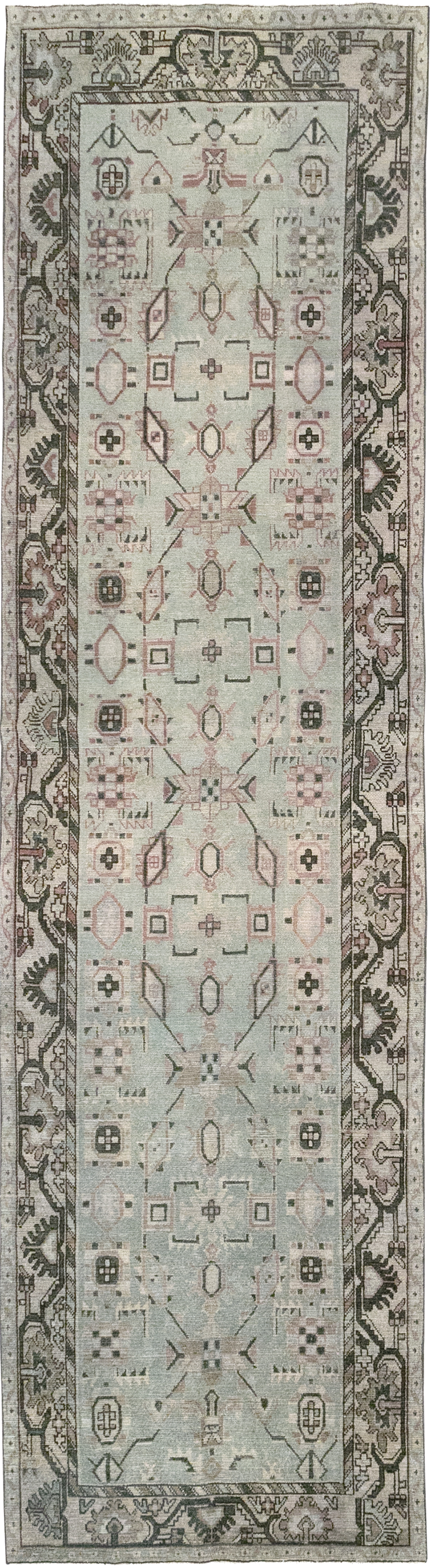 Vintage Persian Malayer Runner, No.32765 - Gss