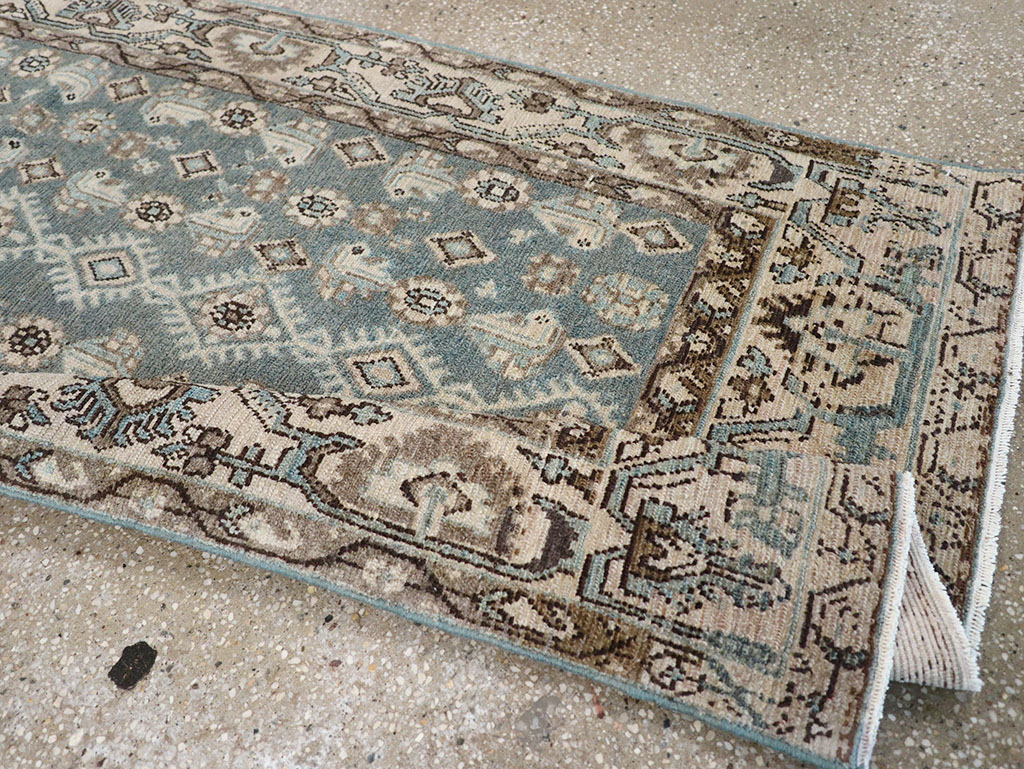 Vintage Persian Malayer Runner, No.32769 - Gss