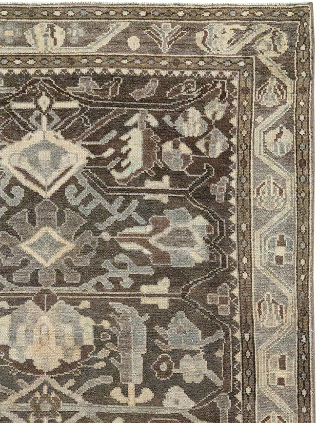 Vintage Persian Malayer Gallery Rug, No.32770 - Gss