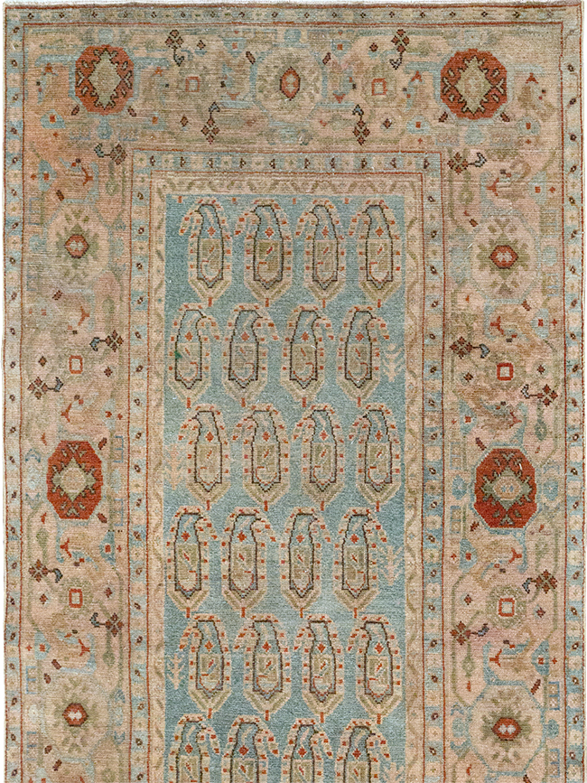 Vintage Persian Malayer Long Runner, No.32771 - Gss