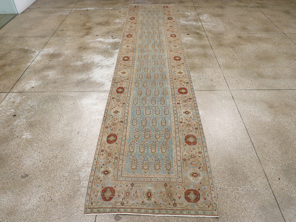 Vintage Persian Malayer Long Runner, No.32771 - Gss