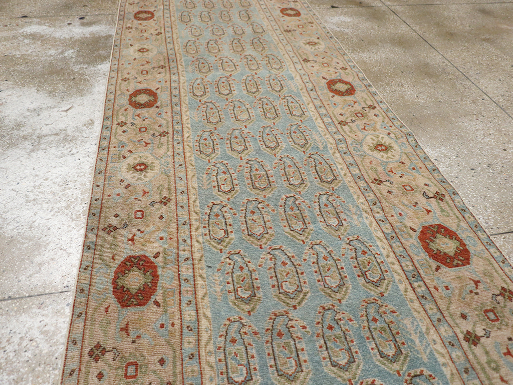Vintage Persian Malayer Long Runner, No.32771 - Gss