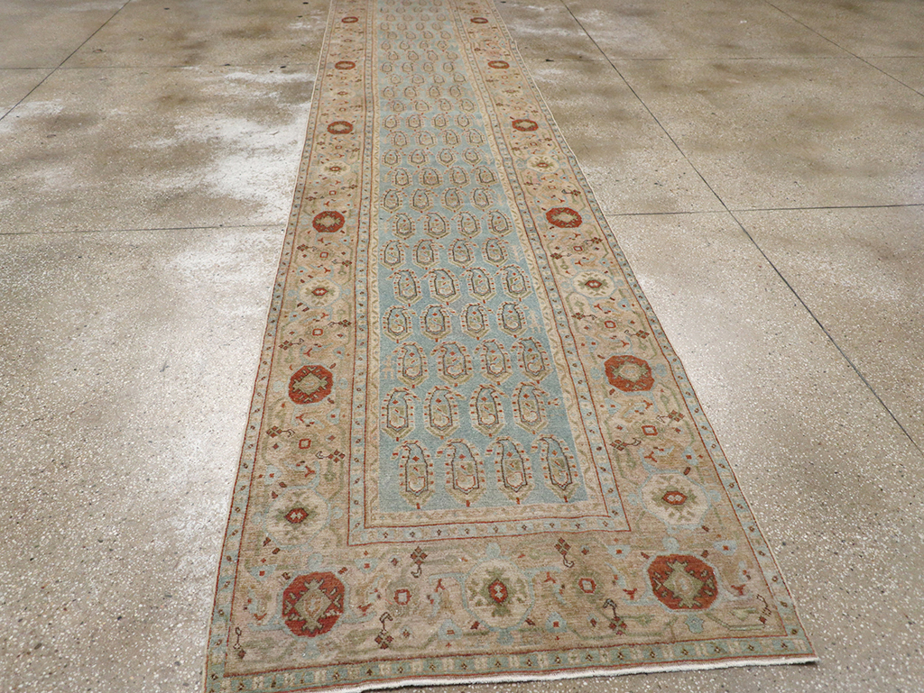 Vintage Persian Malayer Long Runner, No.32771 - Gss