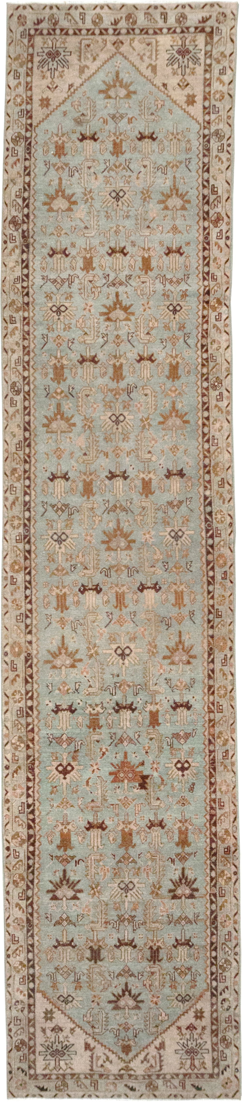 Vintage Persian Malayer Long Runner, No.32772 - Gss