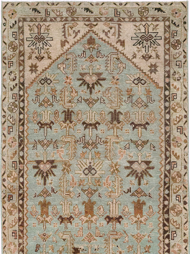 Vintage Persian Malayer Long Runner, No.32772 - Gss