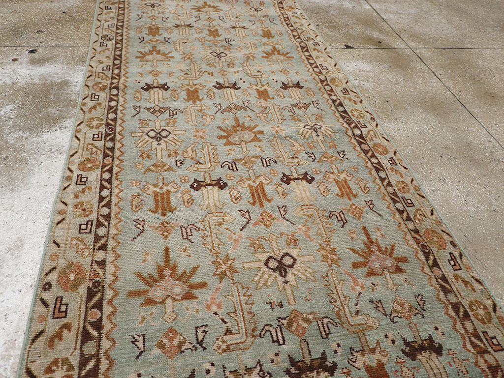Vintage Persian Malayer Long Runner, No.32772 - Gss