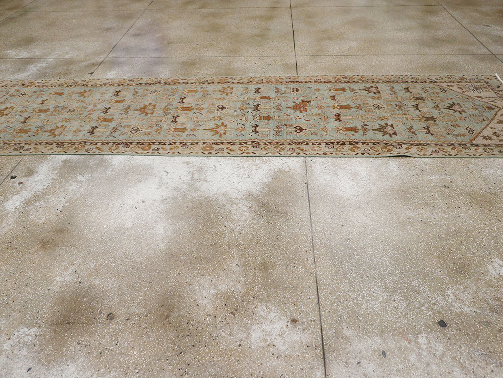 Vintage Persian Malayer Long Runner, No.32772 - Gss