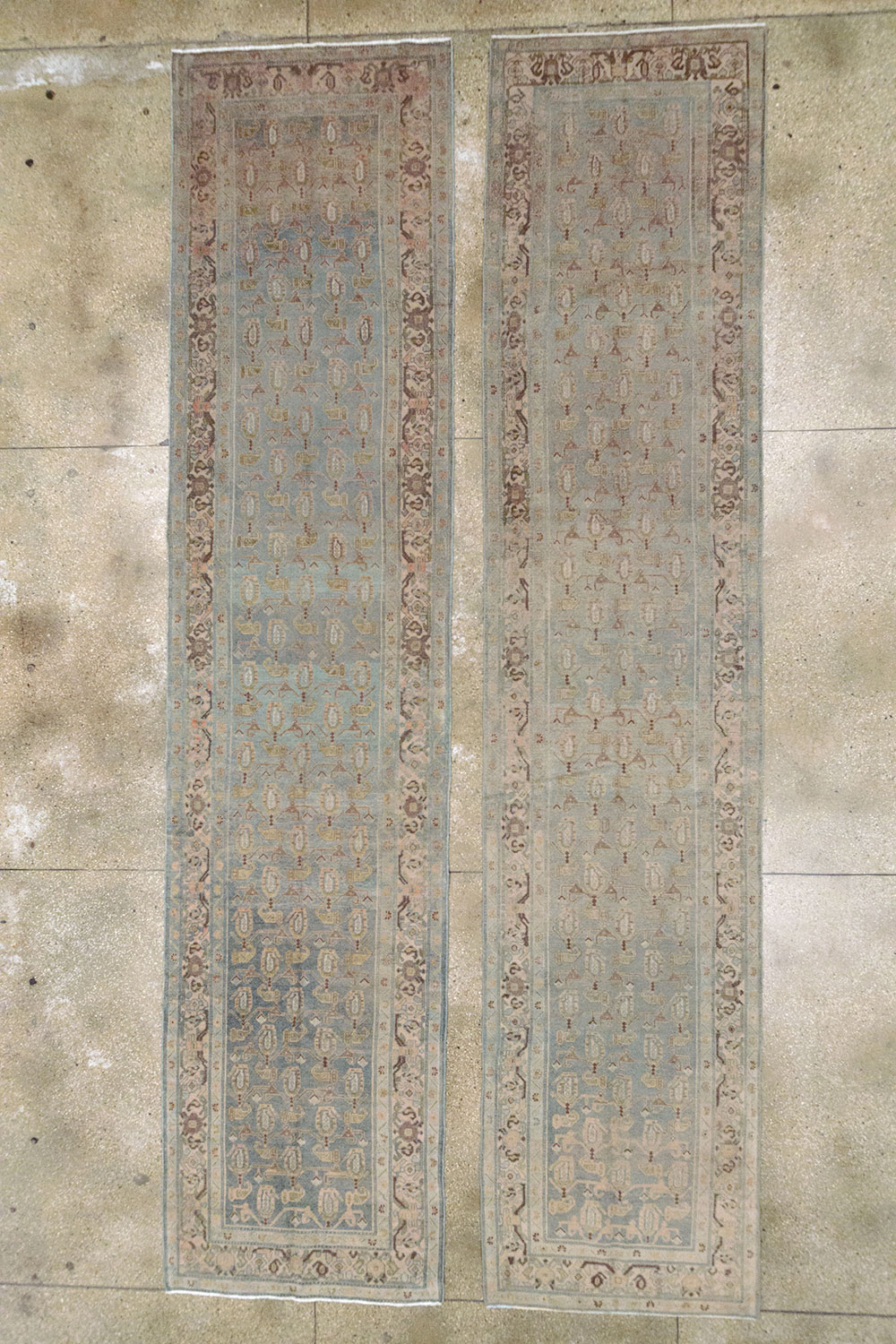 Vintage Persian Malayer Long Runner (Pair: 2 of 2), No.32773 - Gss