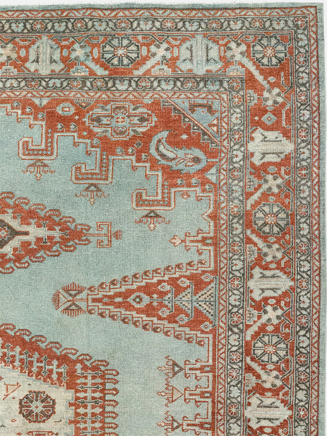Vintage Persian Veece Accent Carpet, No.32774 - Gss