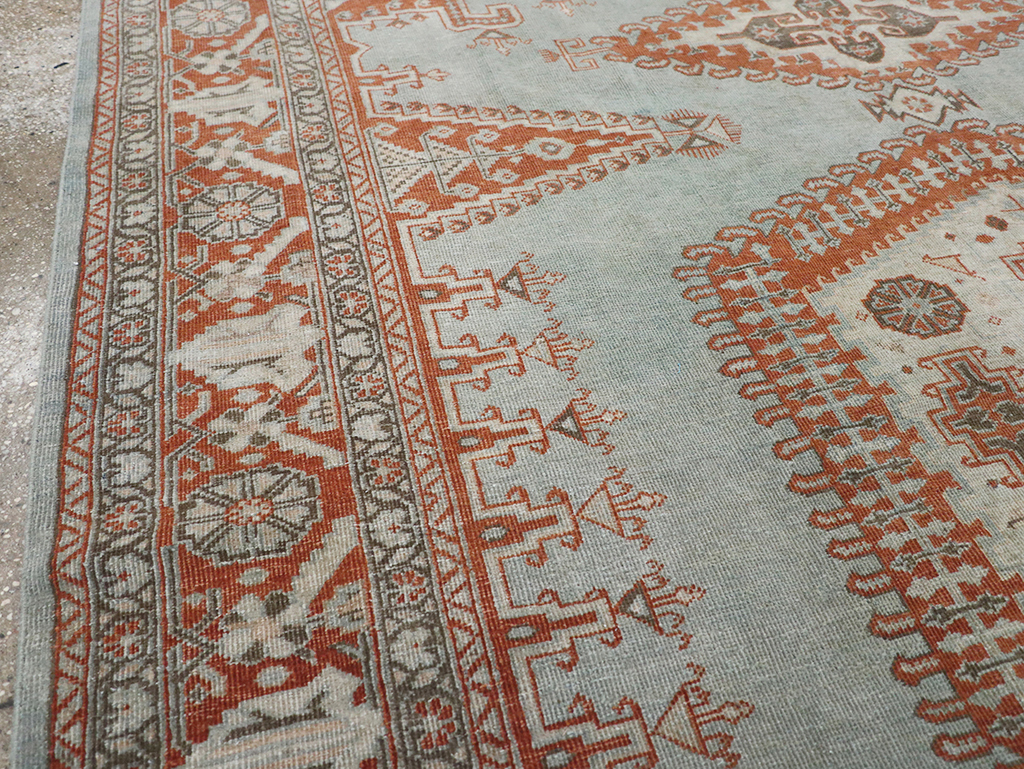 Vintage Persian Veece Accent Carpet, No.32774 - Gss