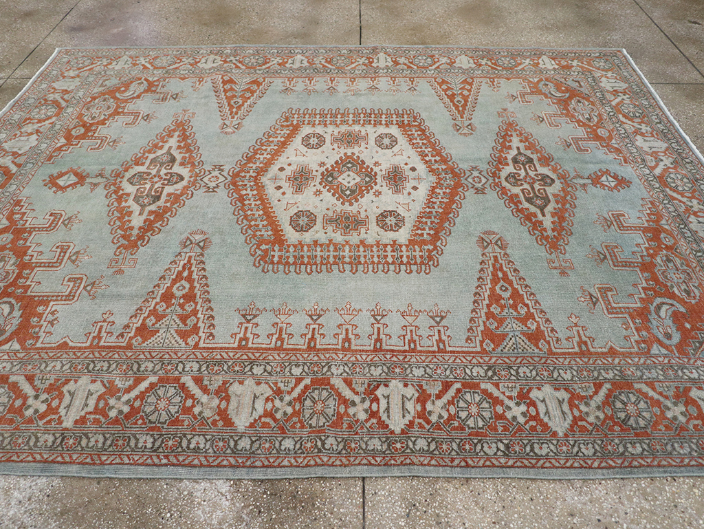 Vintage Persian Veece Accent Carpet, No.32774 - Gss