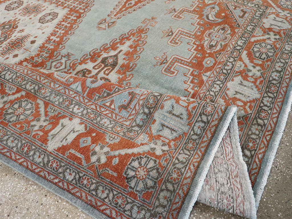 Vintage Persian Veece Accent Carpet, No.32774 - Gss