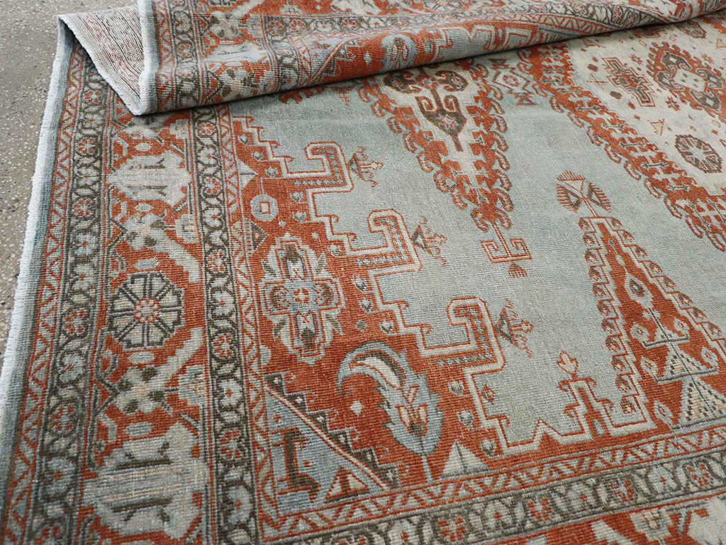 Vintage Persian Veece Accent Carpet, No.32774 - Gss