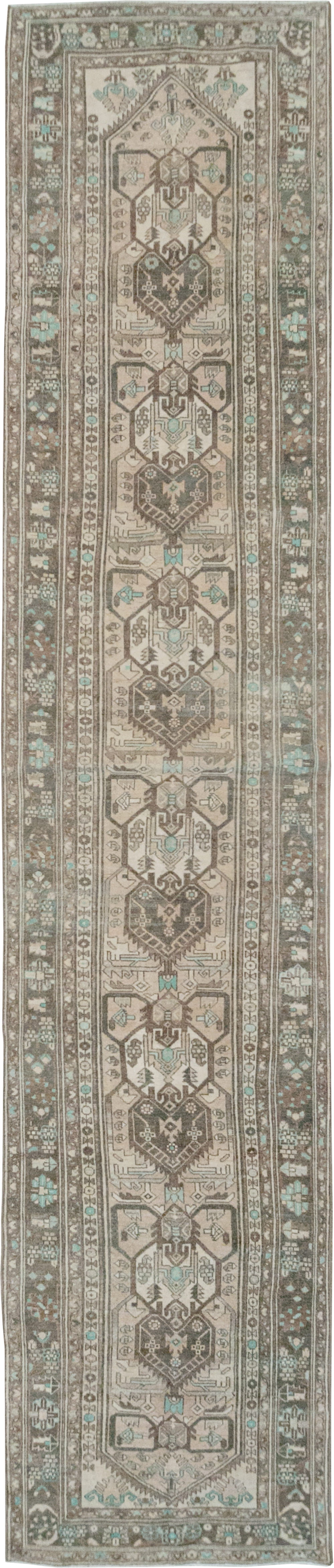 Vintage Persian Malayer Long Runner, No.32776 - Gss