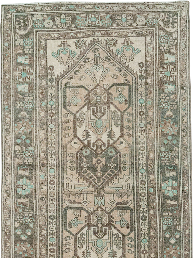 Vintage Persian Malayer Long Runner, No.32776 - Gss