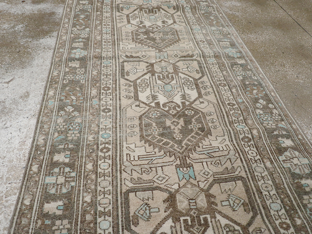 Vintage Persian Malayer Long Runner, No.32776 - Gss