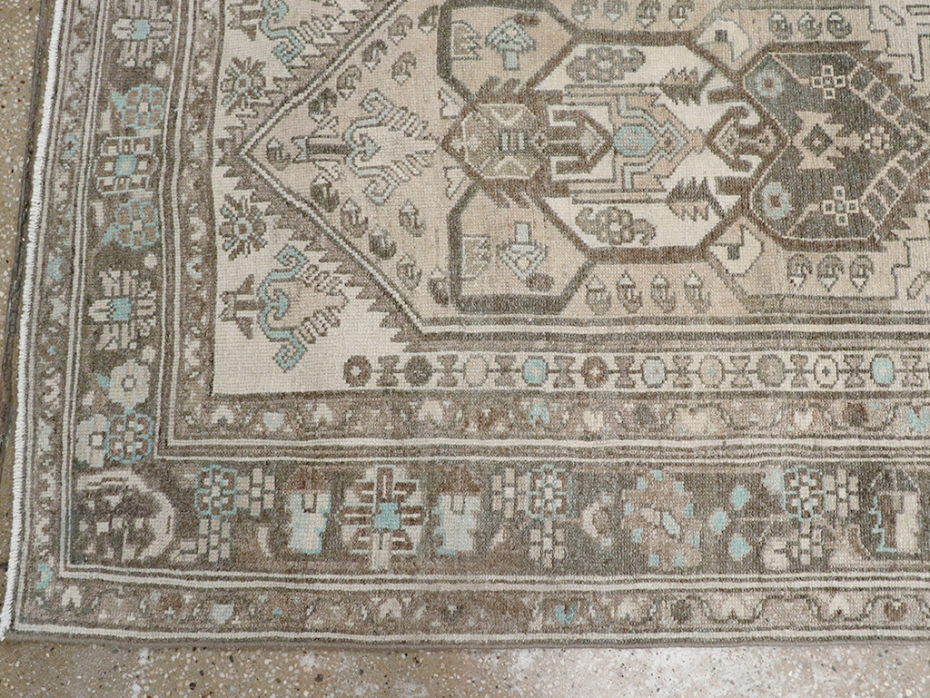 Vintage Persian Malayer Long Runner, No.32776 - Gss