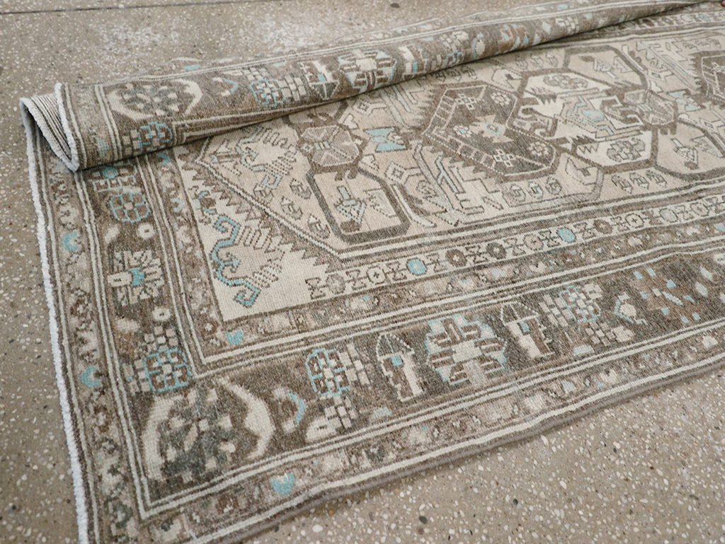 Vintage Persian Malayer Long Runner, No.32776 - Gss