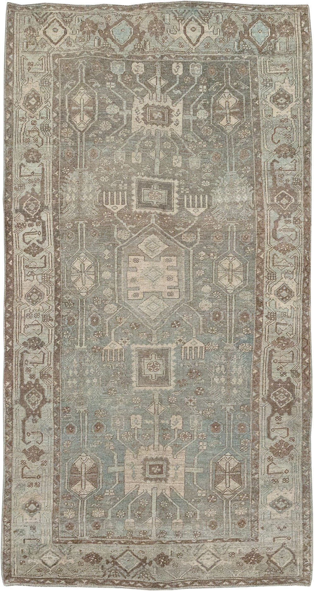Antique Persian Kurd Bidjar Runner, No.32777 - Gss