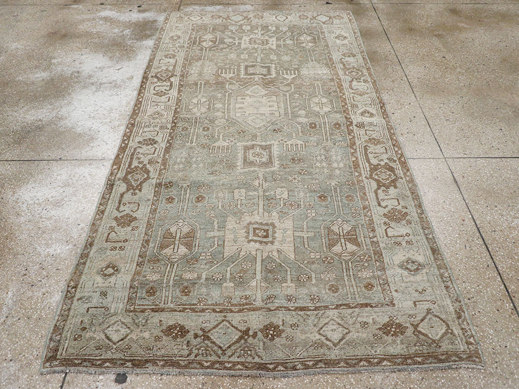 Antique Persian Kurd Bidjar Runner, No.32777 - Gss