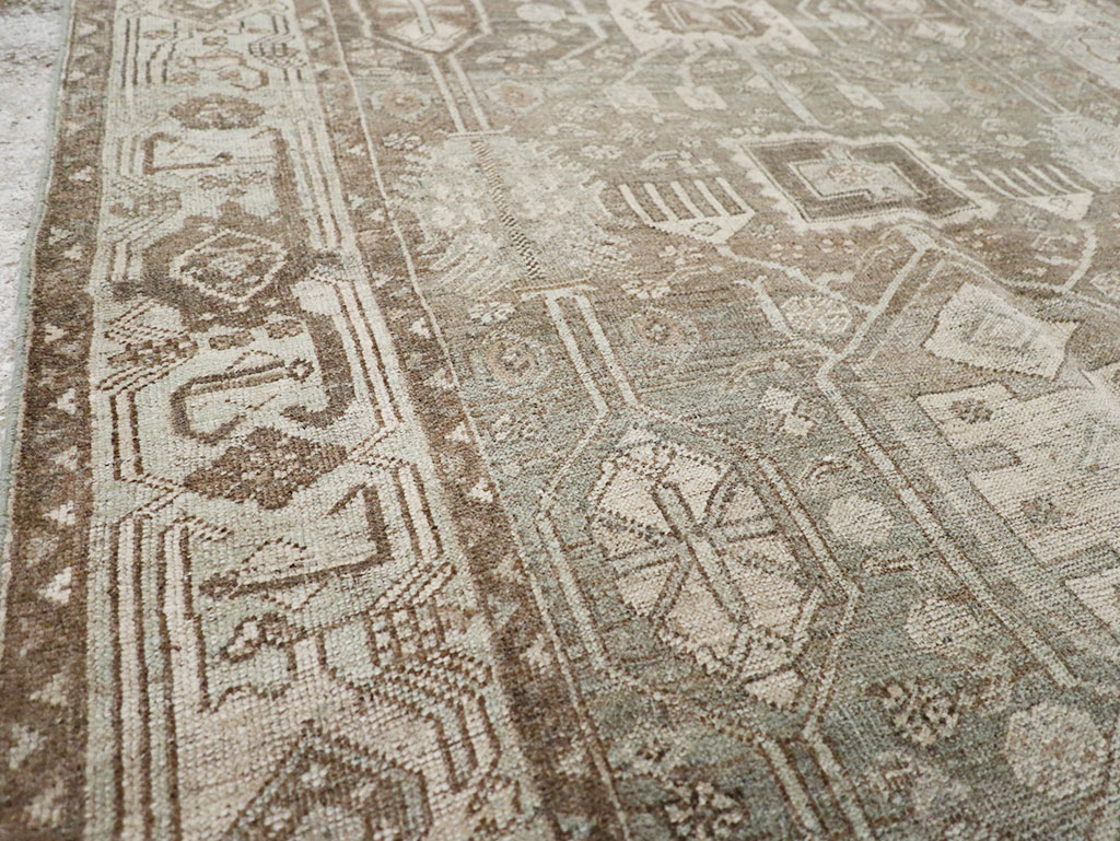 Antique Persian Kurd Bidjar Runner, No.32777 - Gss