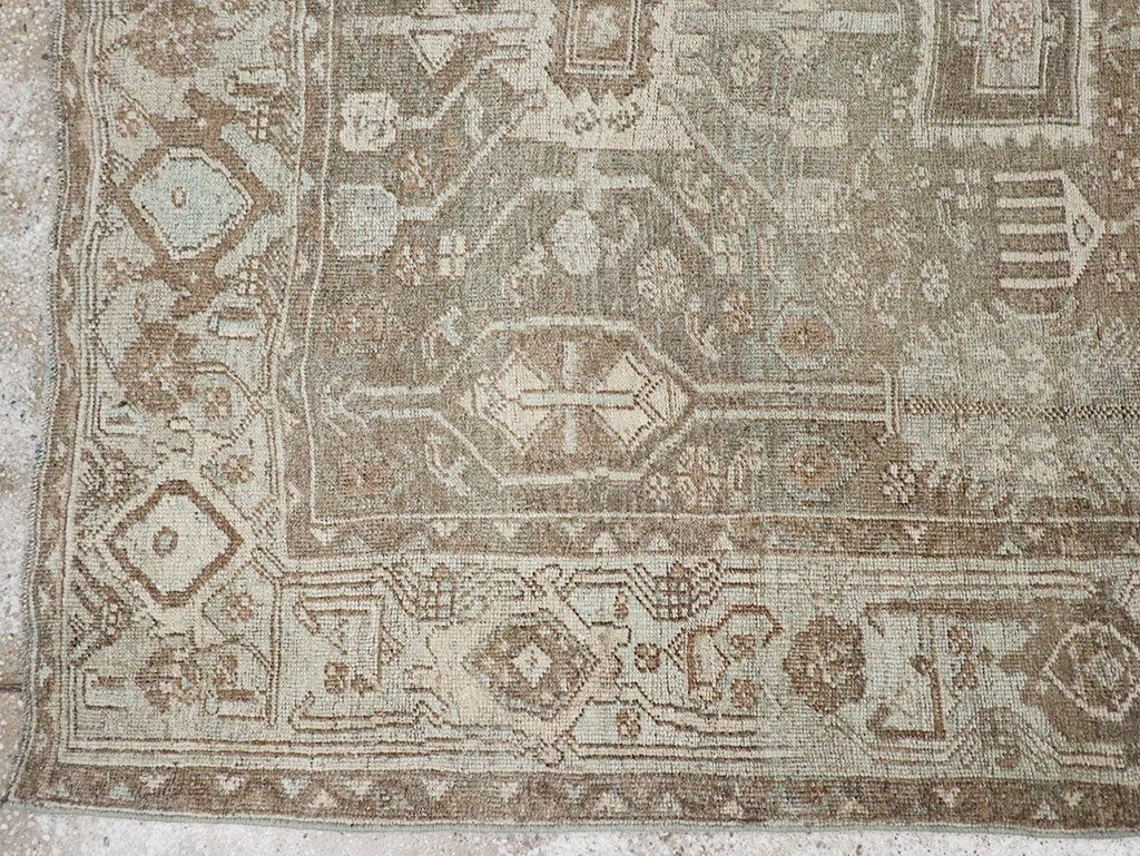Antique Persian Kurd Bidjar Runner, No.32777 - Gss