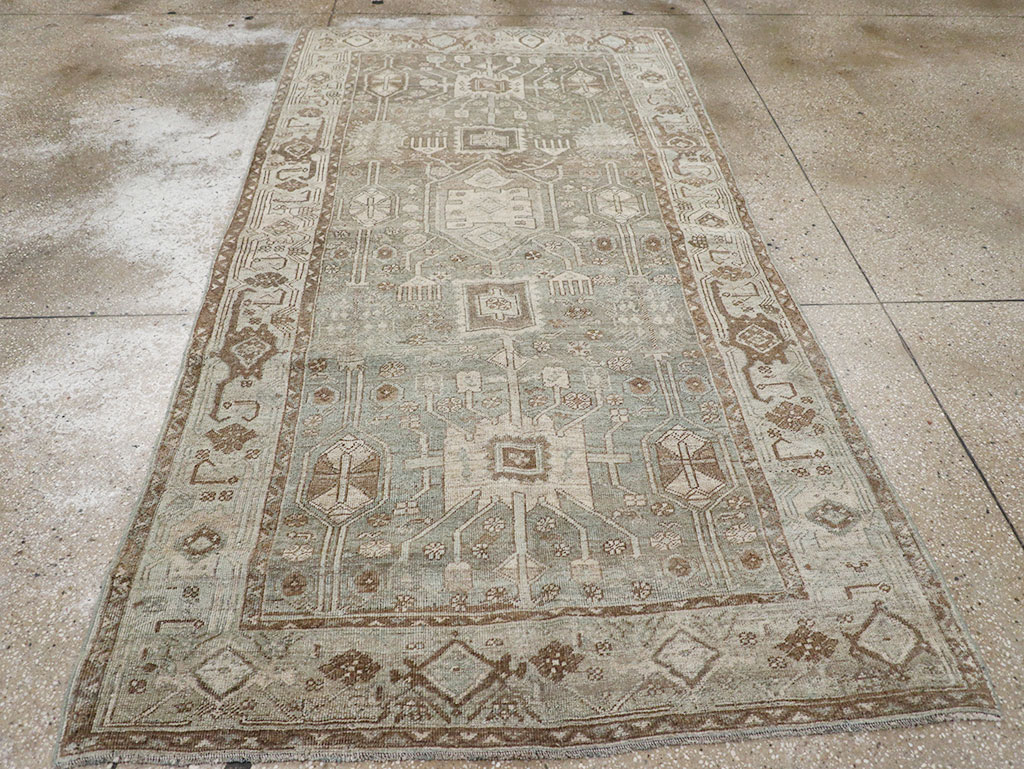 Antique Persian Kurd Bidjar Runner, No.32777 - Gss