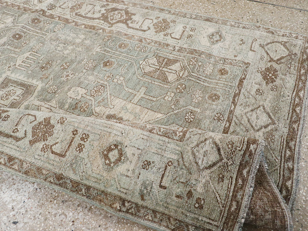 Antique Persian Kurd Bidjar Runner, No.32777 - Gss