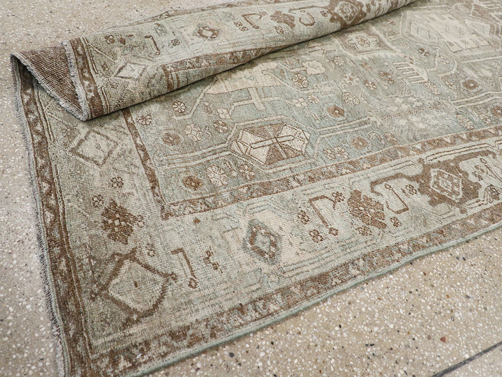 Antique Persian Kurd Bidjar Runner, No.32777 - Gss