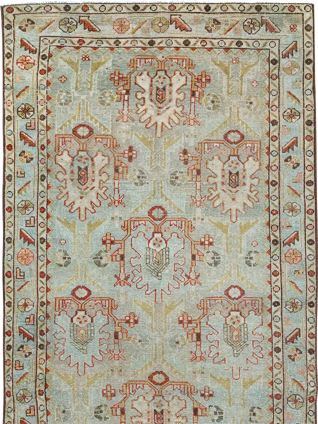 Vintage Persian Malayer Long Runner, No.32779 - Gss