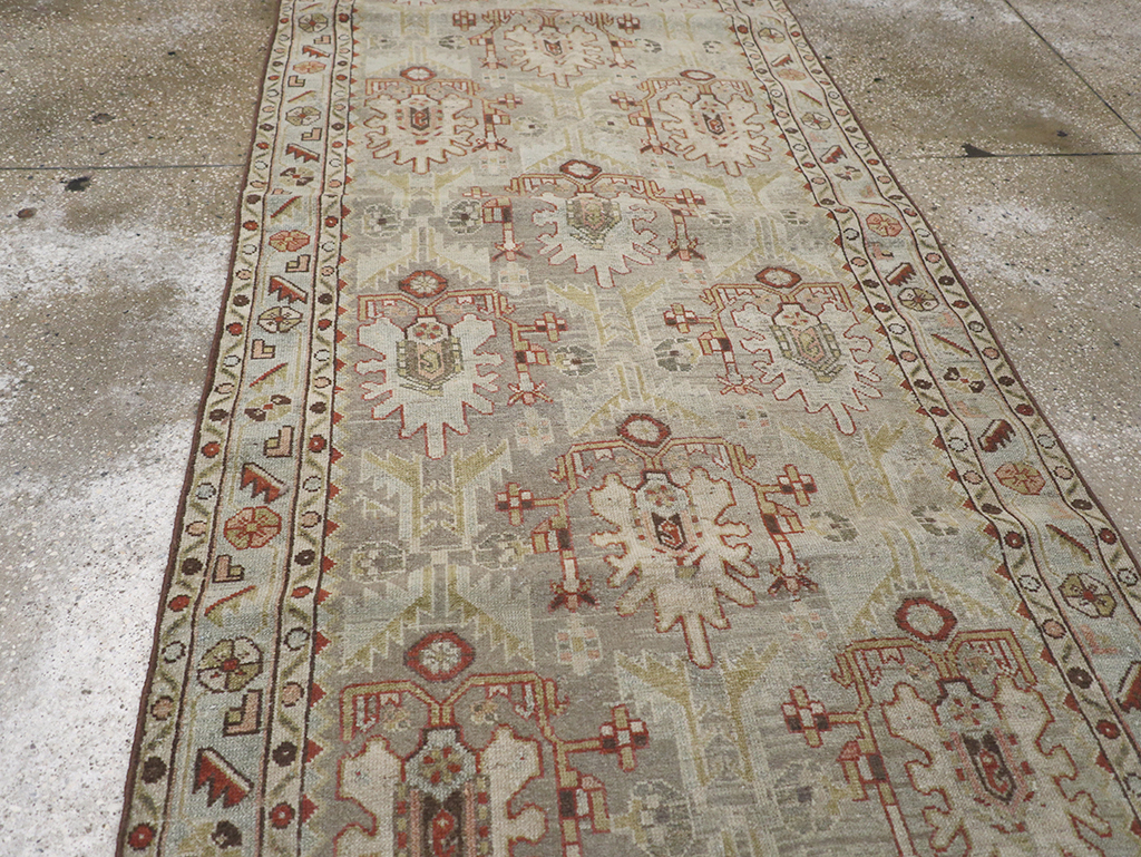 Vintage Persian Malayer Long Runner, No.32779 - Gss
