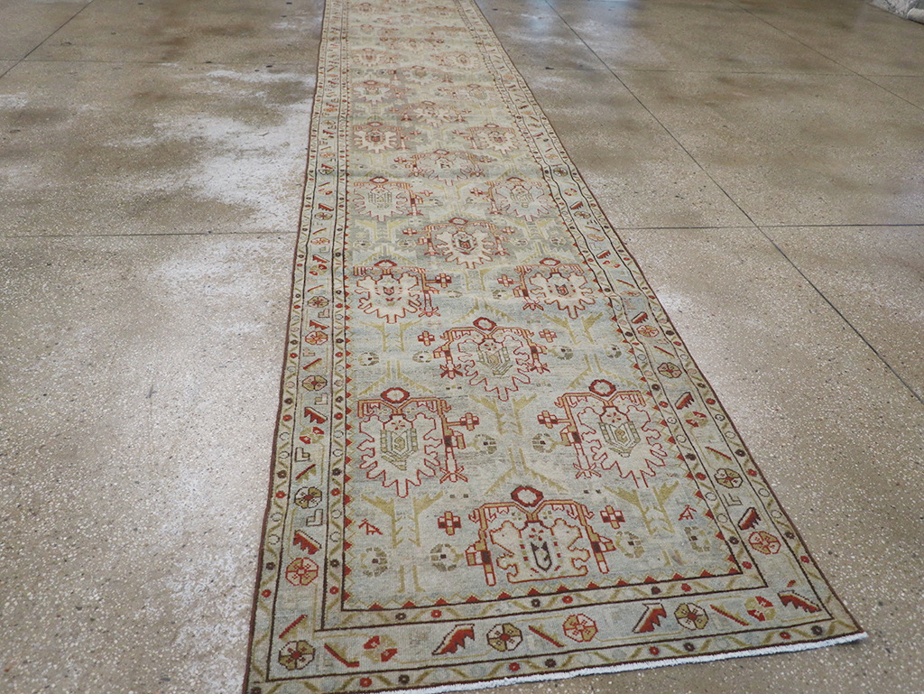 Vintage Persian Malayer Long Runner, No.32779 - Gss