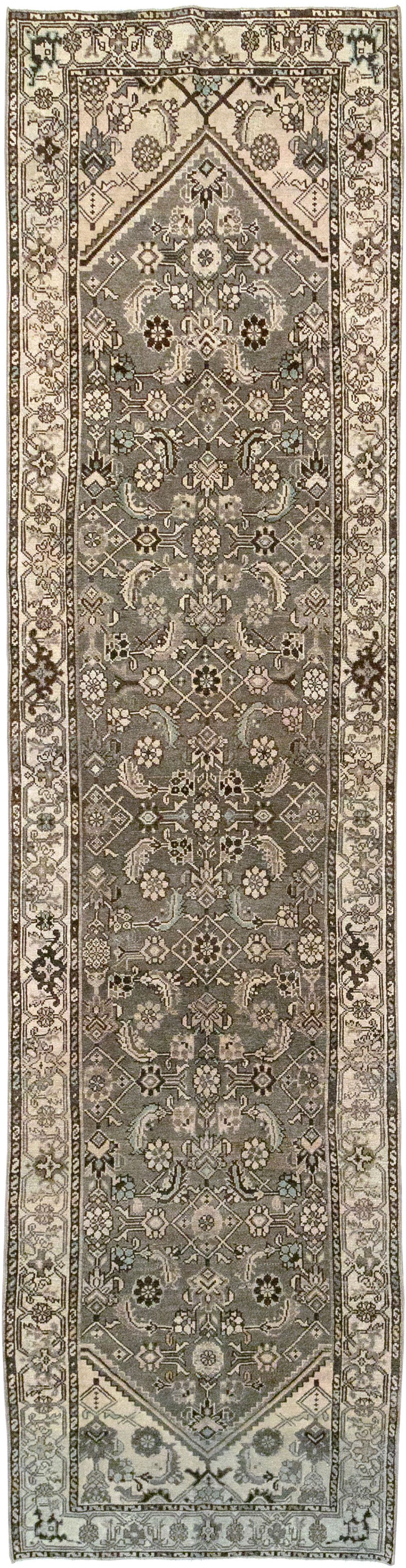 Vintage Persian Malayer Runner, No.32782 - Gss