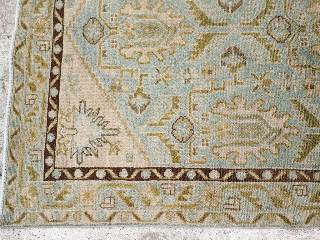 Vintage Persian Malayer Throw Rug, No.32791 - Gss