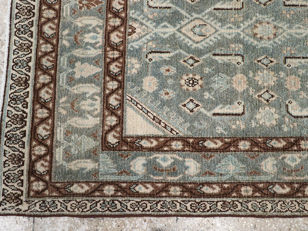 Vintage Persian Malayer Throw Rug, No.32792 - Gss