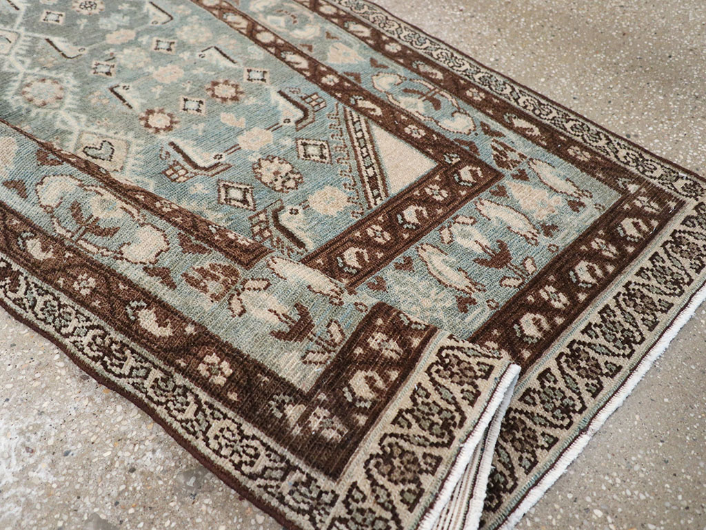 Vintage Persian Malayer Throw Rug, No.32792 - Gss