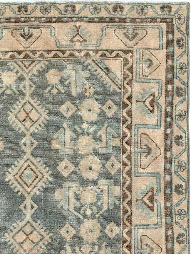 Vintage Persian Malayer Throw Rug, No.32793 - Gss