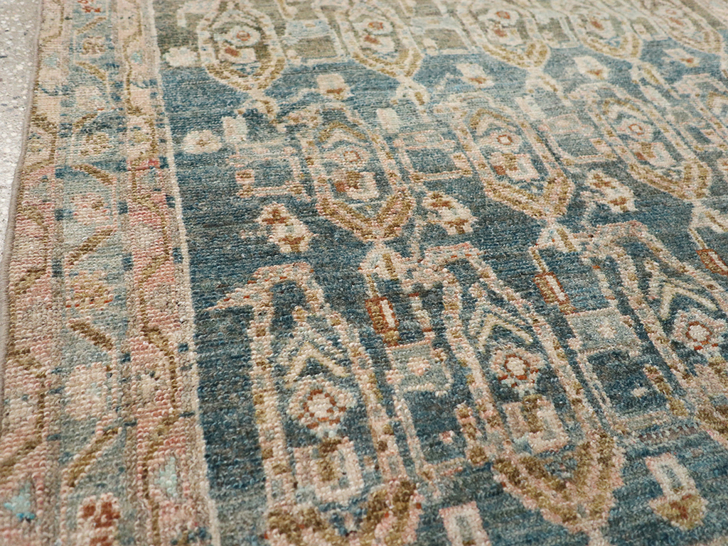 Vintage Persian Malayer Throw Rug, No.32796 - Gss